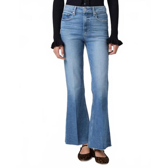 PAIGE Denim - NEW PAIGE marlow high rise skimmer flare jeans in buckingham